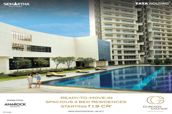 TATA Gurgaon Gateway 3 BHK ready to move in homes at Rs 1.9 cr in Gurgaon